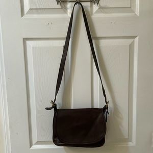 Coach ,dark brown ,vintage (late 90’s) ,shoulder bag